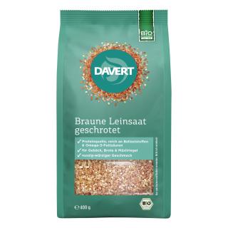 Braune Leinsaat geschrotet 400g