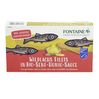 Wildlachs-Filet Senf Honig