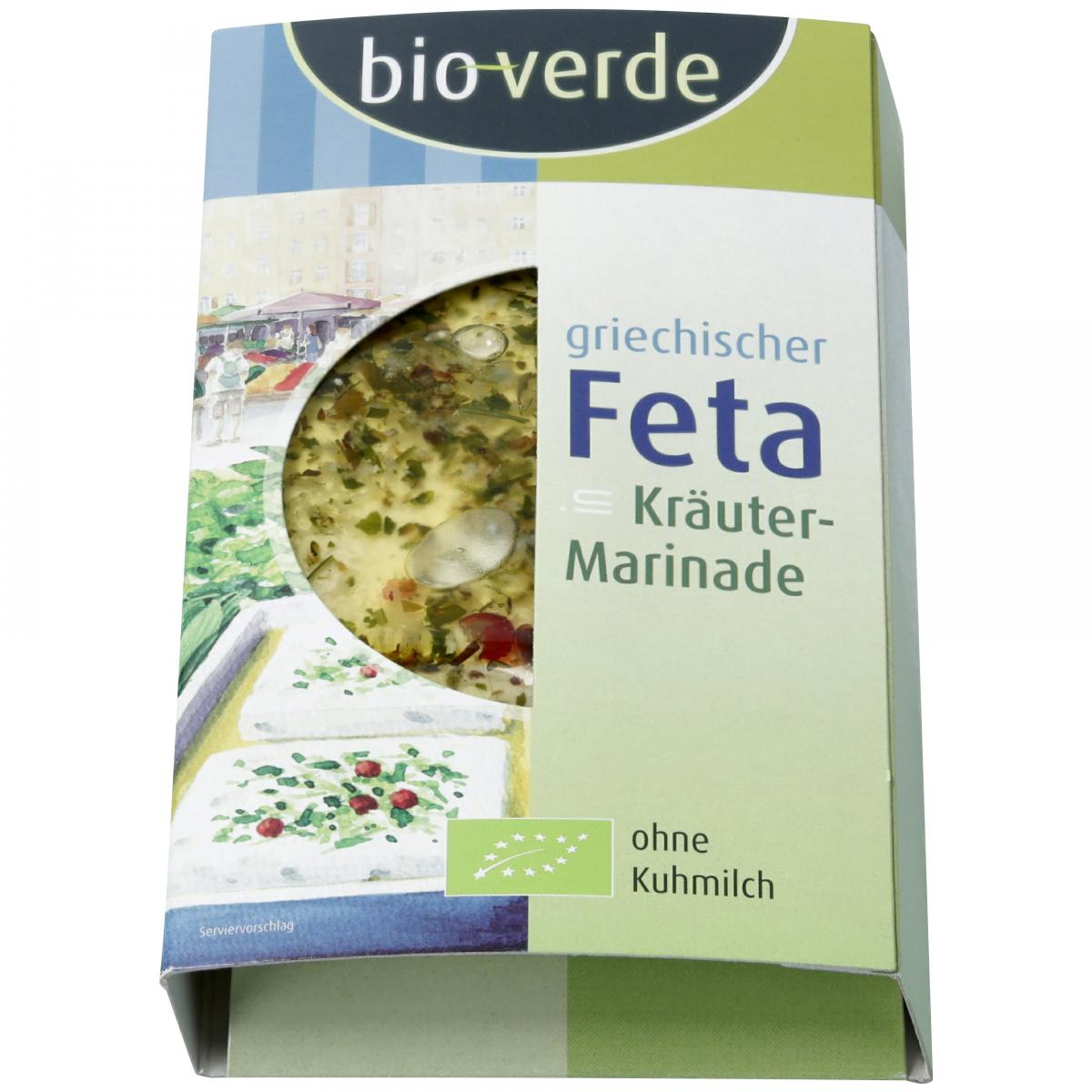 Feta in Kräuter-Marinade