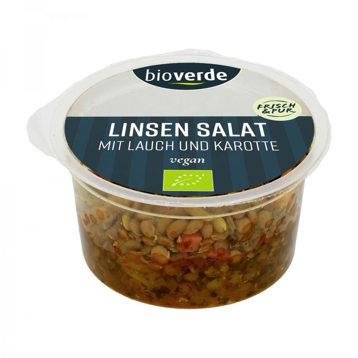 Linsen-Salat, vegan