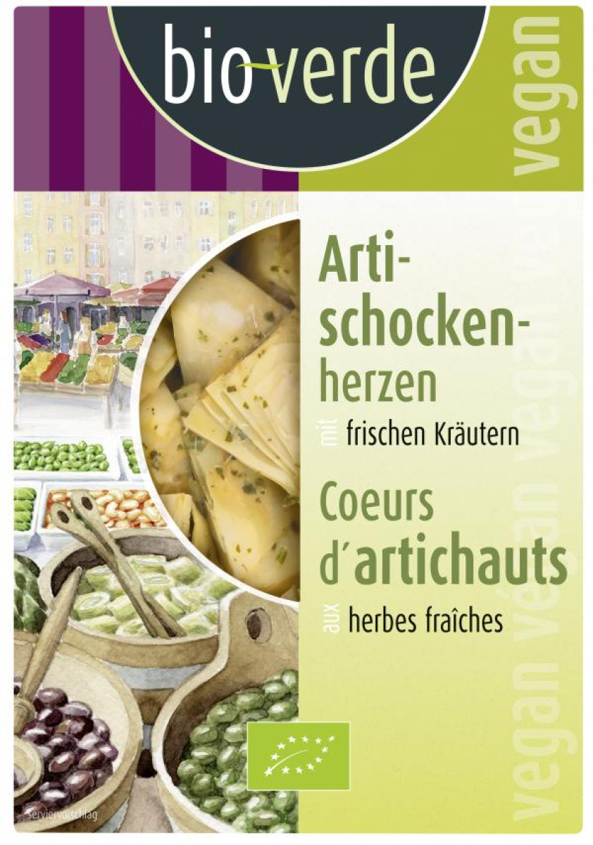 Artischockenherzen mit frischen Kräutern