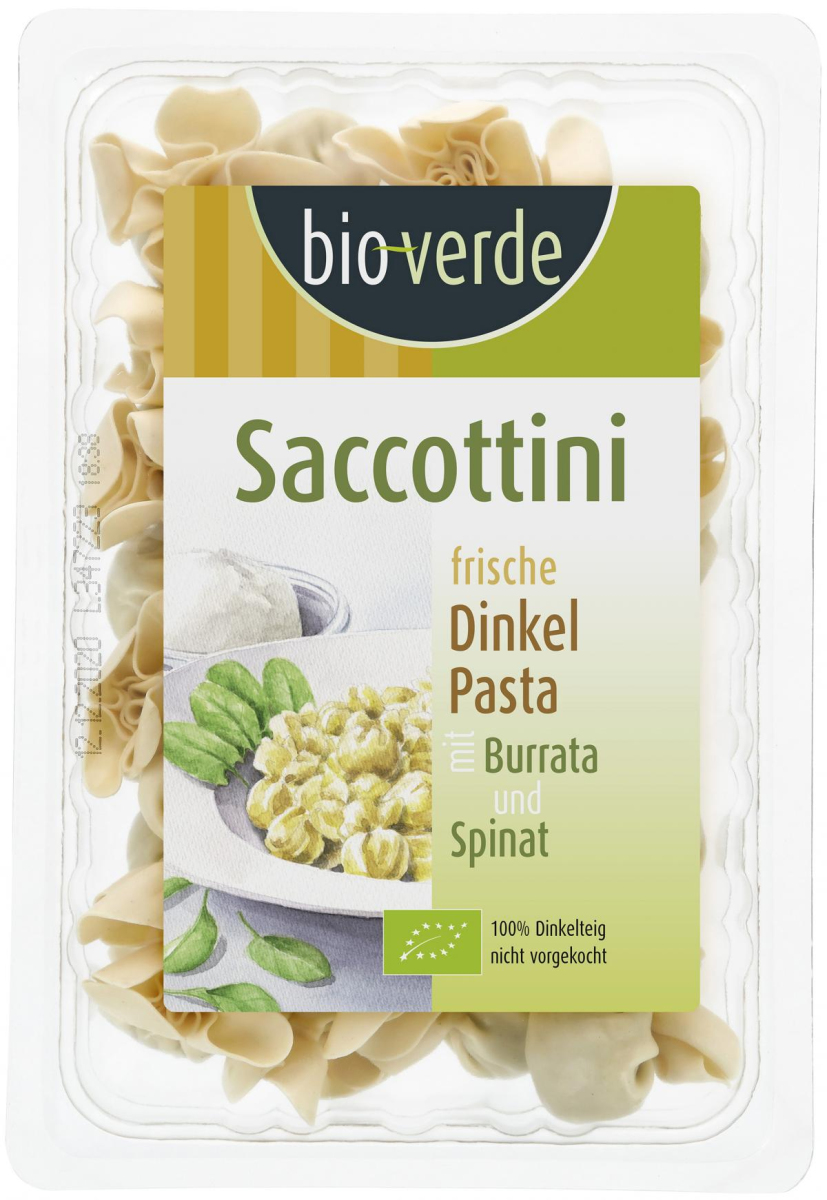 Saccottini burrata und Spinat