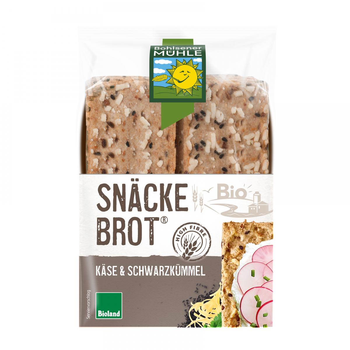 Snäckebrot Schwarzkümmel & Käse