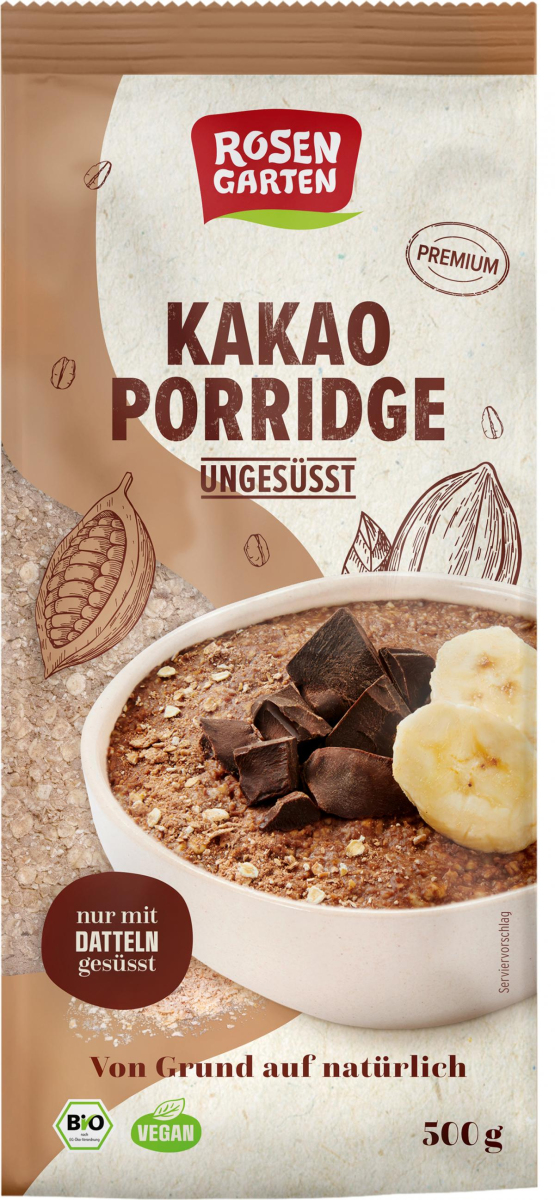 Kakao-Porridge ungesüsst