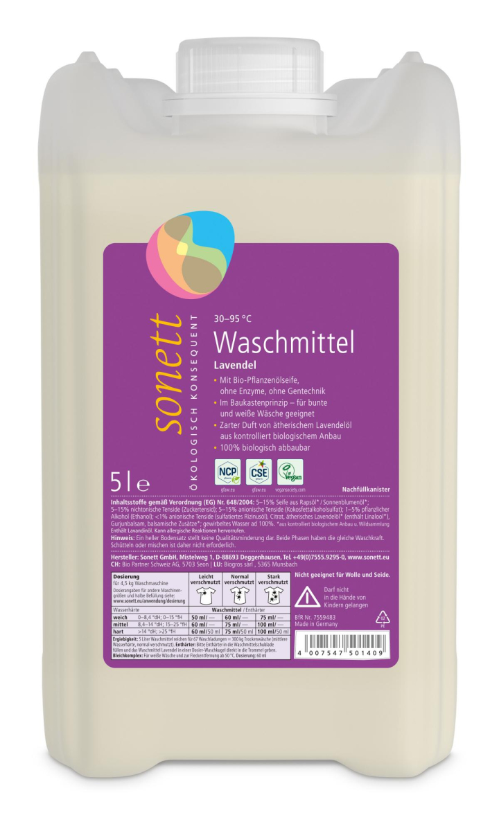 Waschmittel flüssig (Lavendel)