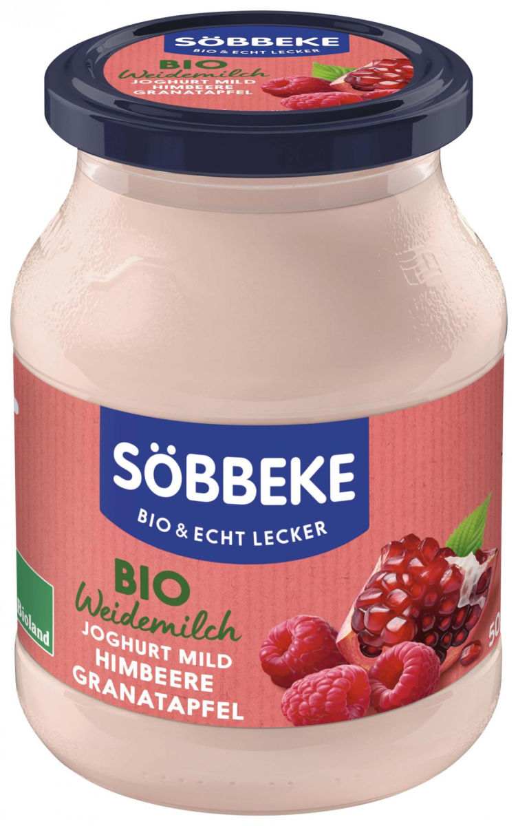 Joghurt Pur Bio Himbeer Granatapfel