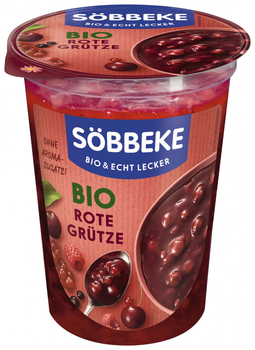 Rote Grütze im Becher