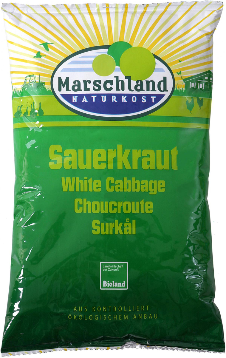 Sauerkraut, Folienbeutel