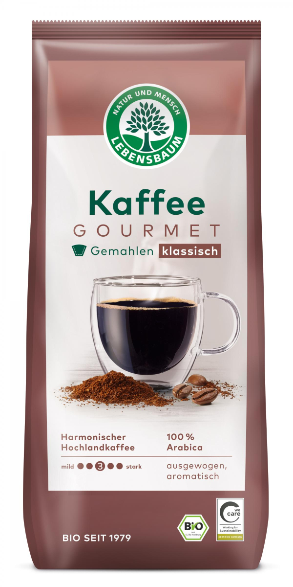 Gourmet Kaffee, gemahlen