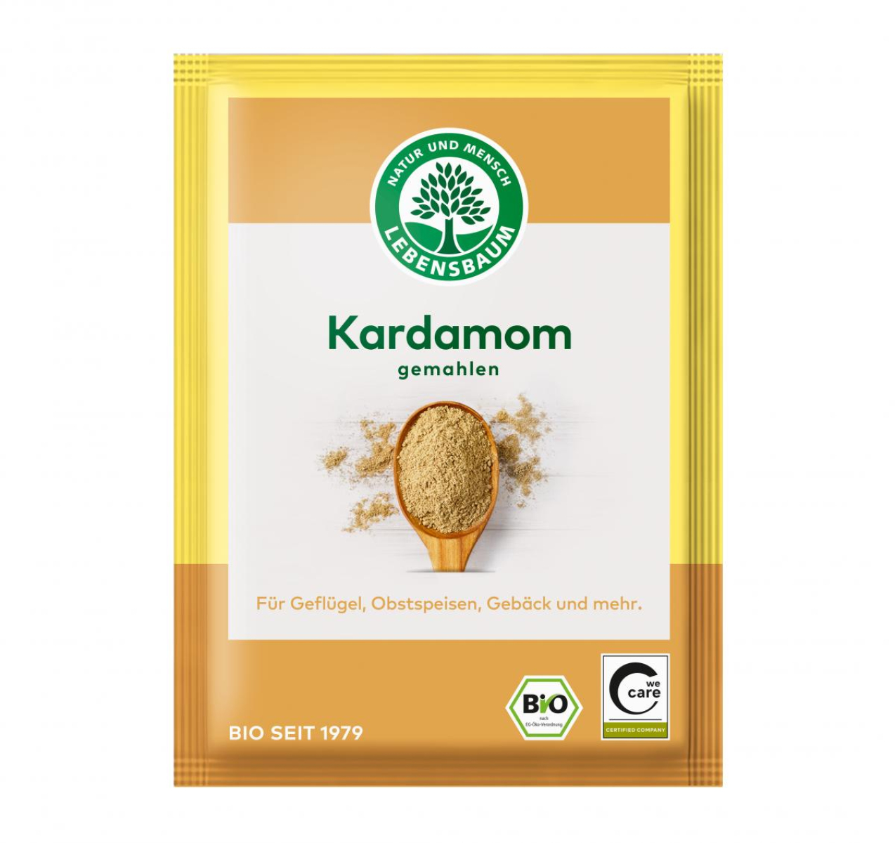 Kardamom, gemahlen