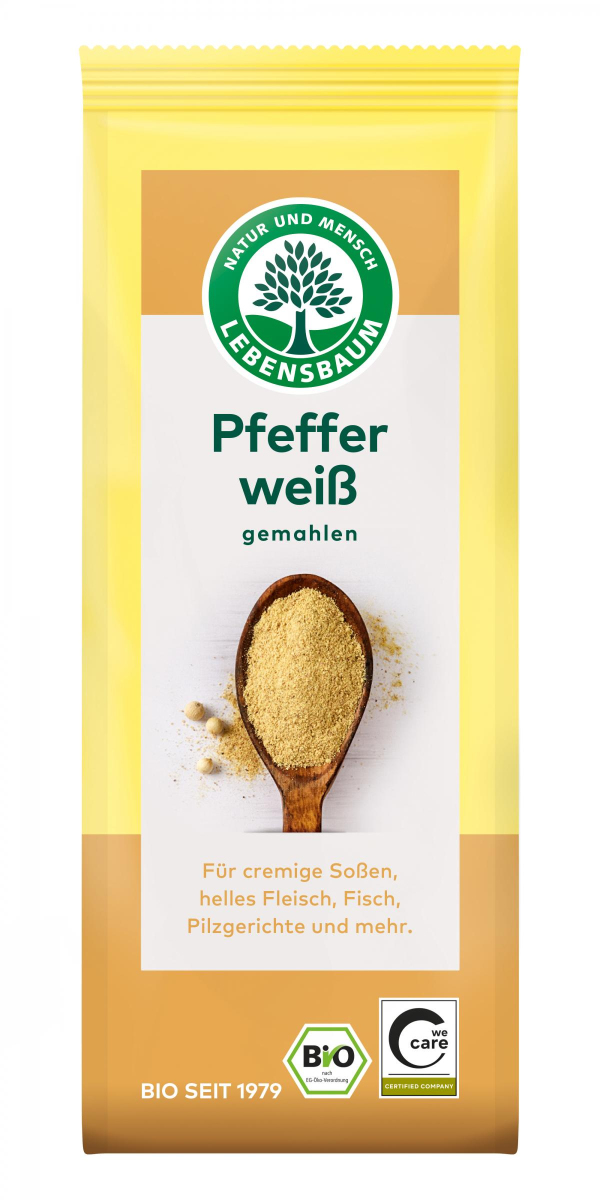 Pfeffer, weiss, gemahlen