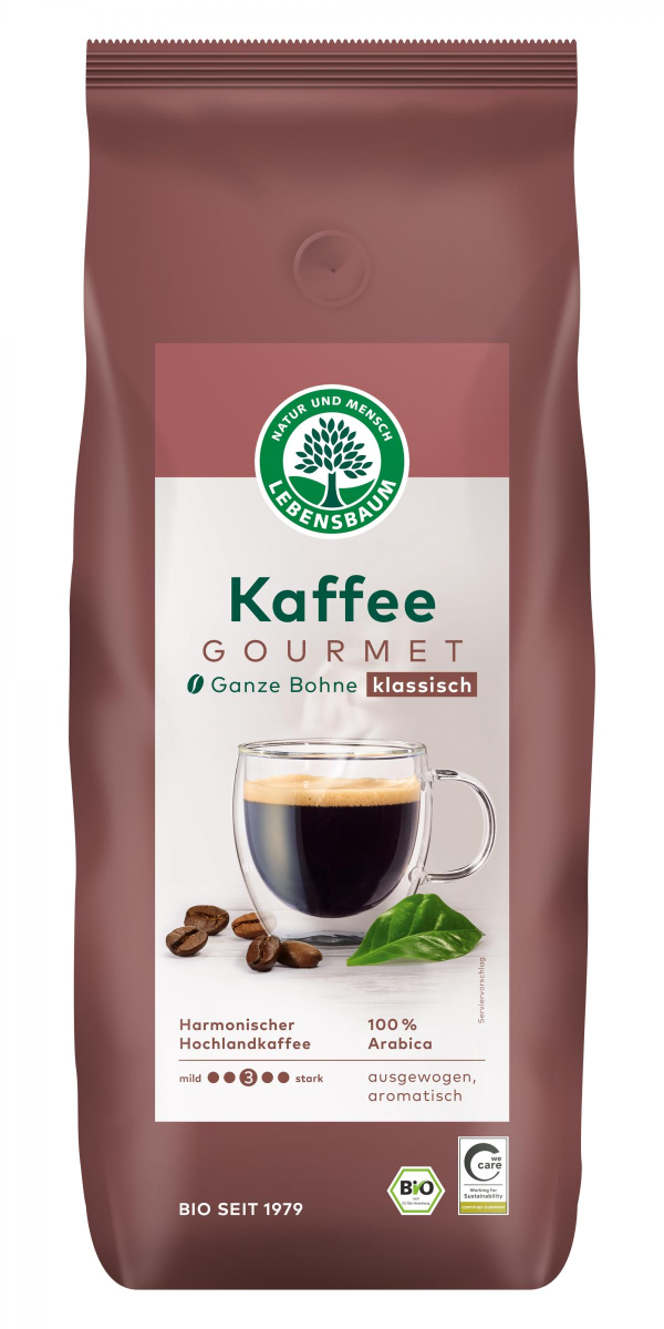 Gourmet Kaffee klassisch, Bohne
