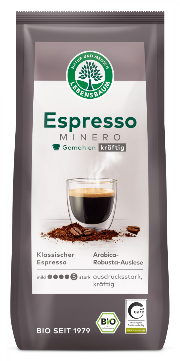 Espresso Minero, gemahlen