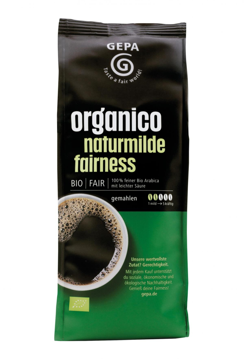 Bio Cafe Organico, gemahlen