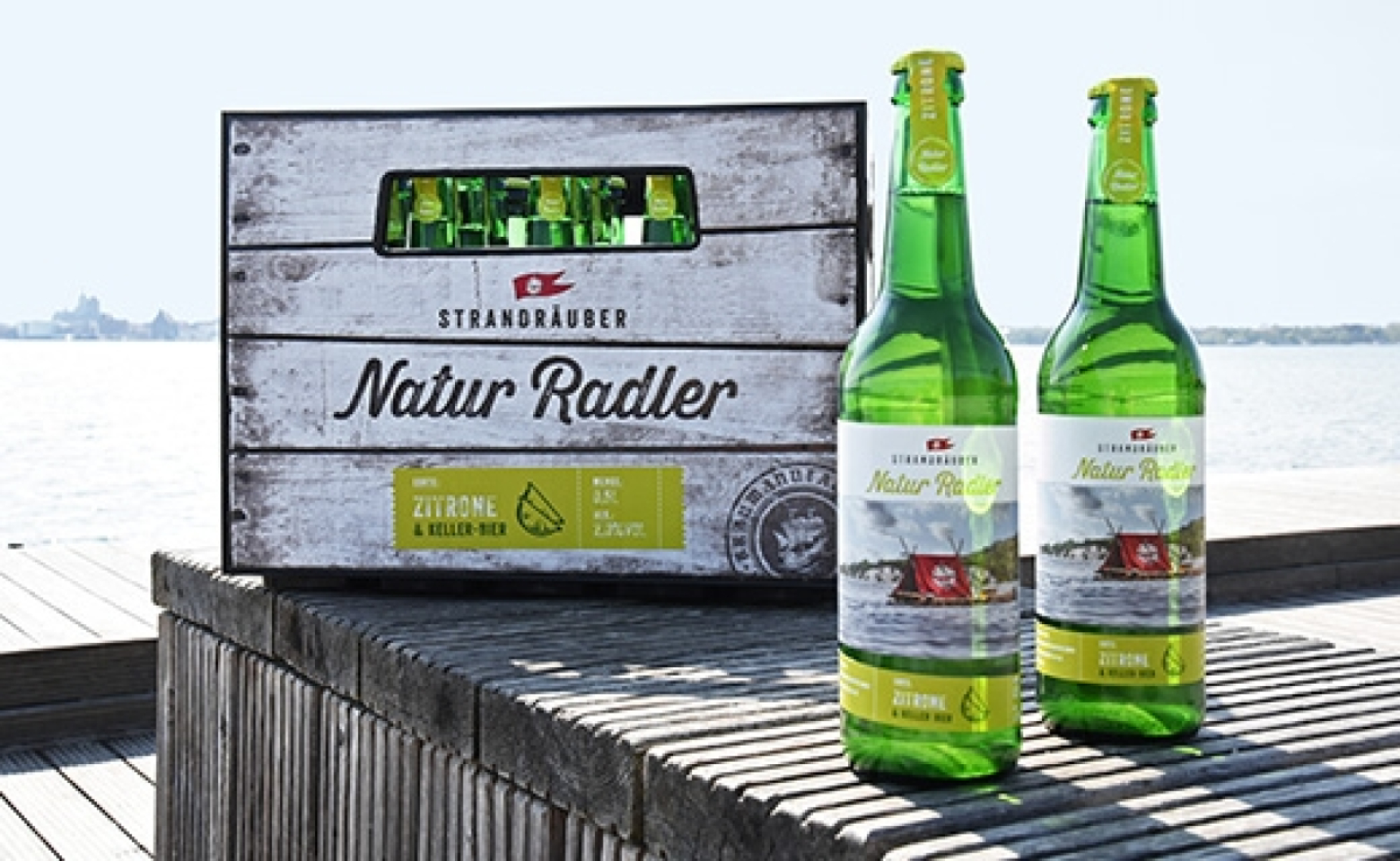 Strandräuber Naturradler Zitrone