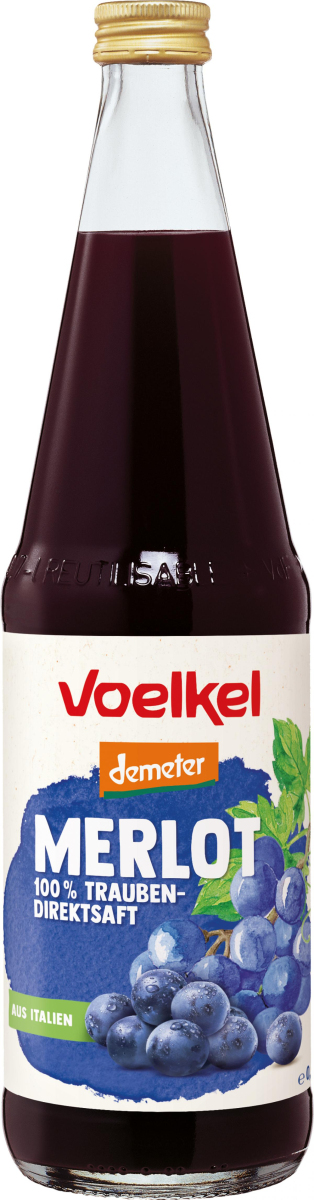 Traubensaft Merlot, rot