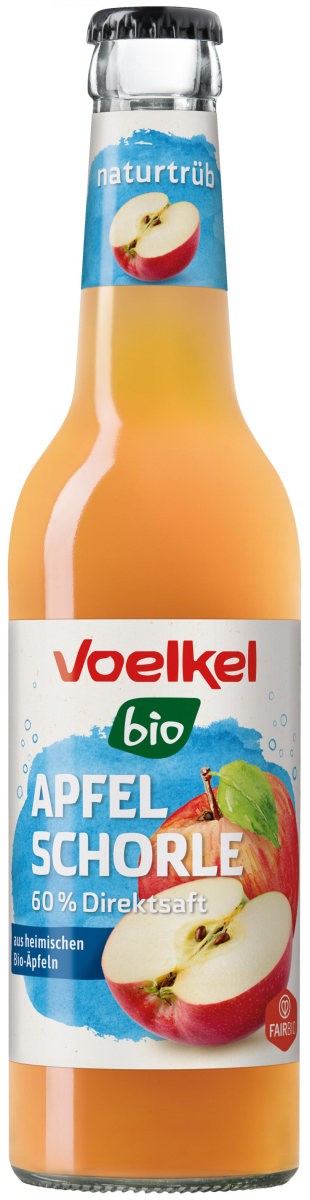 Heimische Apfelschorle naturtrüb