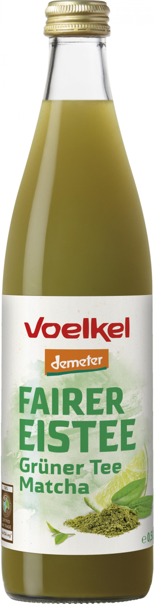 Eistee mit Matcha