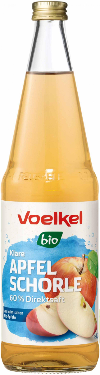 Apfel-Schorle, klar