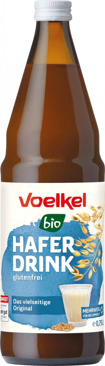 Haferdrink in der Pfandflasche