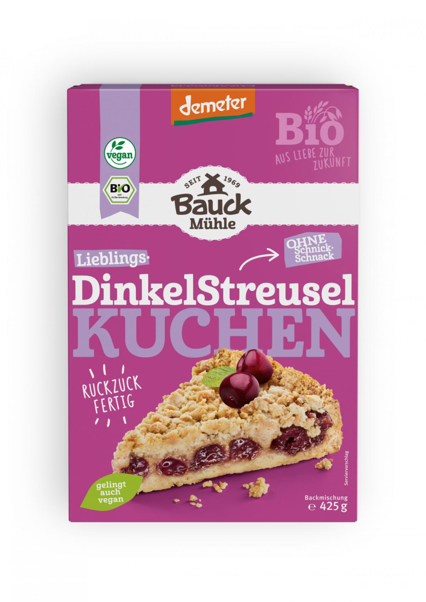 Dinkel-Streuselkuchen Demeter