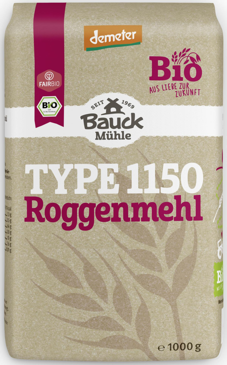 Roggenmehl Dunkel Typ 1150