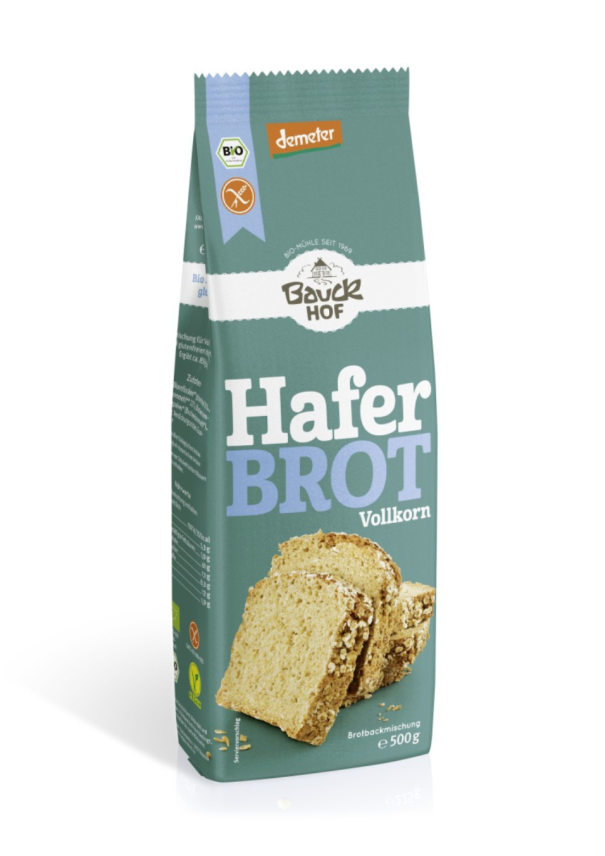 Vollkorn Haferbrot Backmischung (glutenfrei)