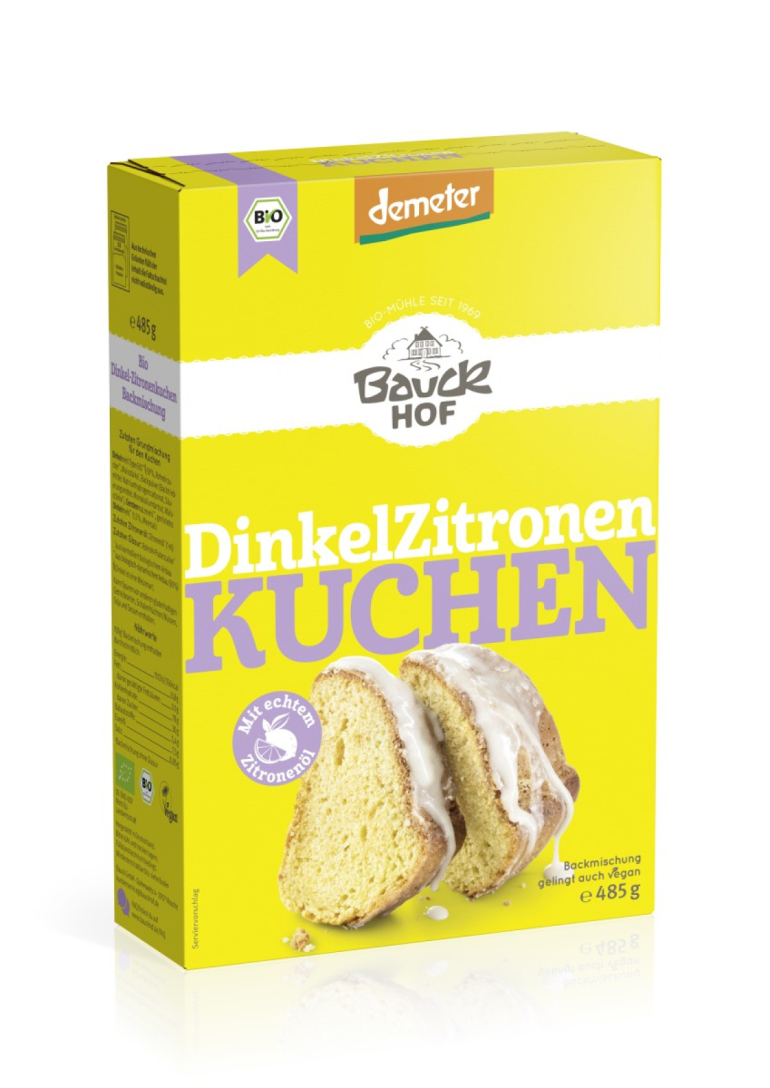 Dinkel Zitronenkuchen (vegan)