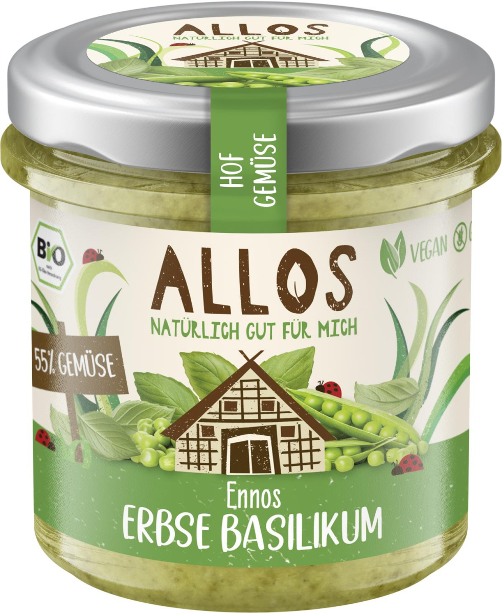 Hofgemüse Erbse Basilikum