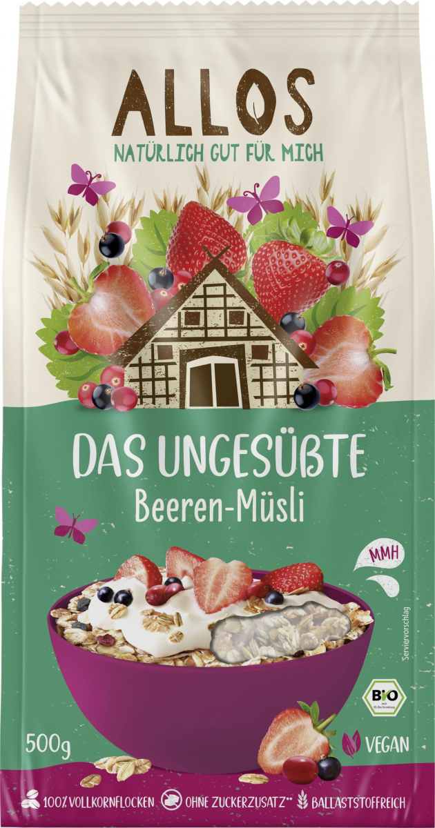 Das Ungesüßte Beeren Müsli