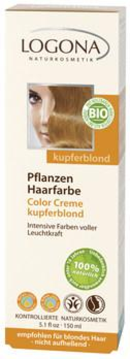 Haarfarbe kupferblond