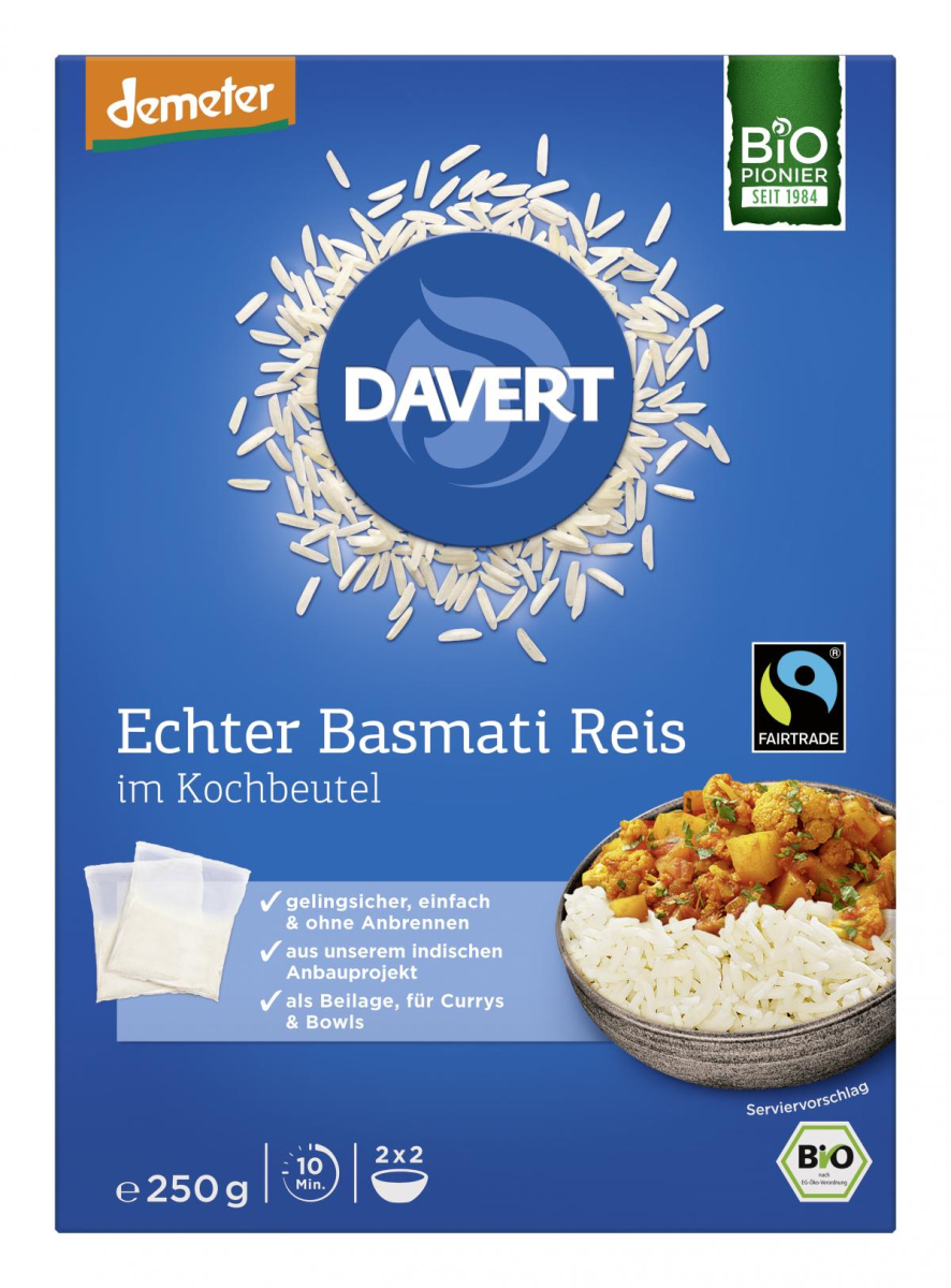 Demeter Basmati-Reis im Kochbeutel