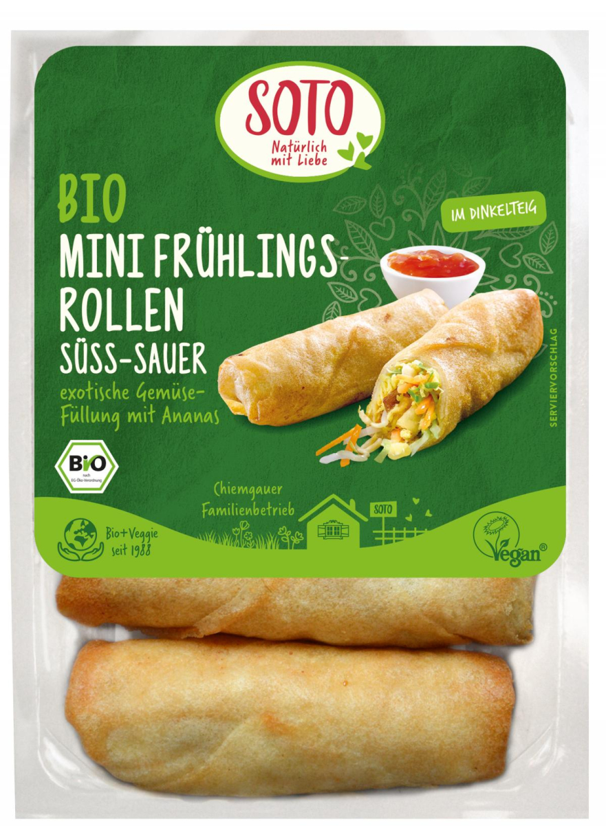 Mini-Frühlingsrollen süß-sauer