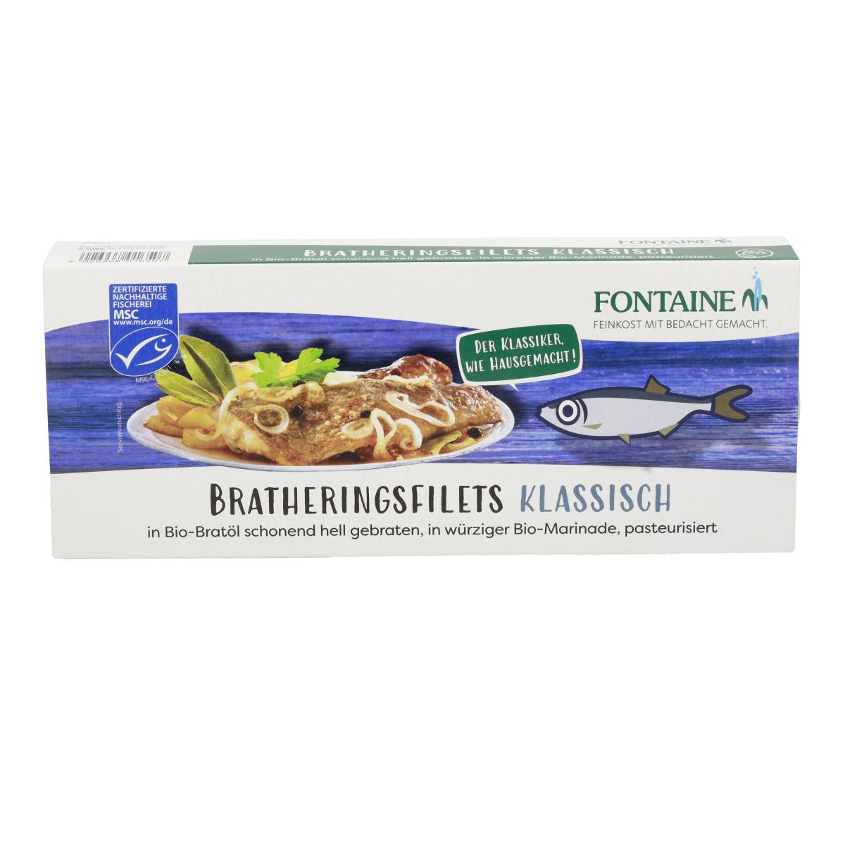 Brathering-Filets in Bio-Marinade