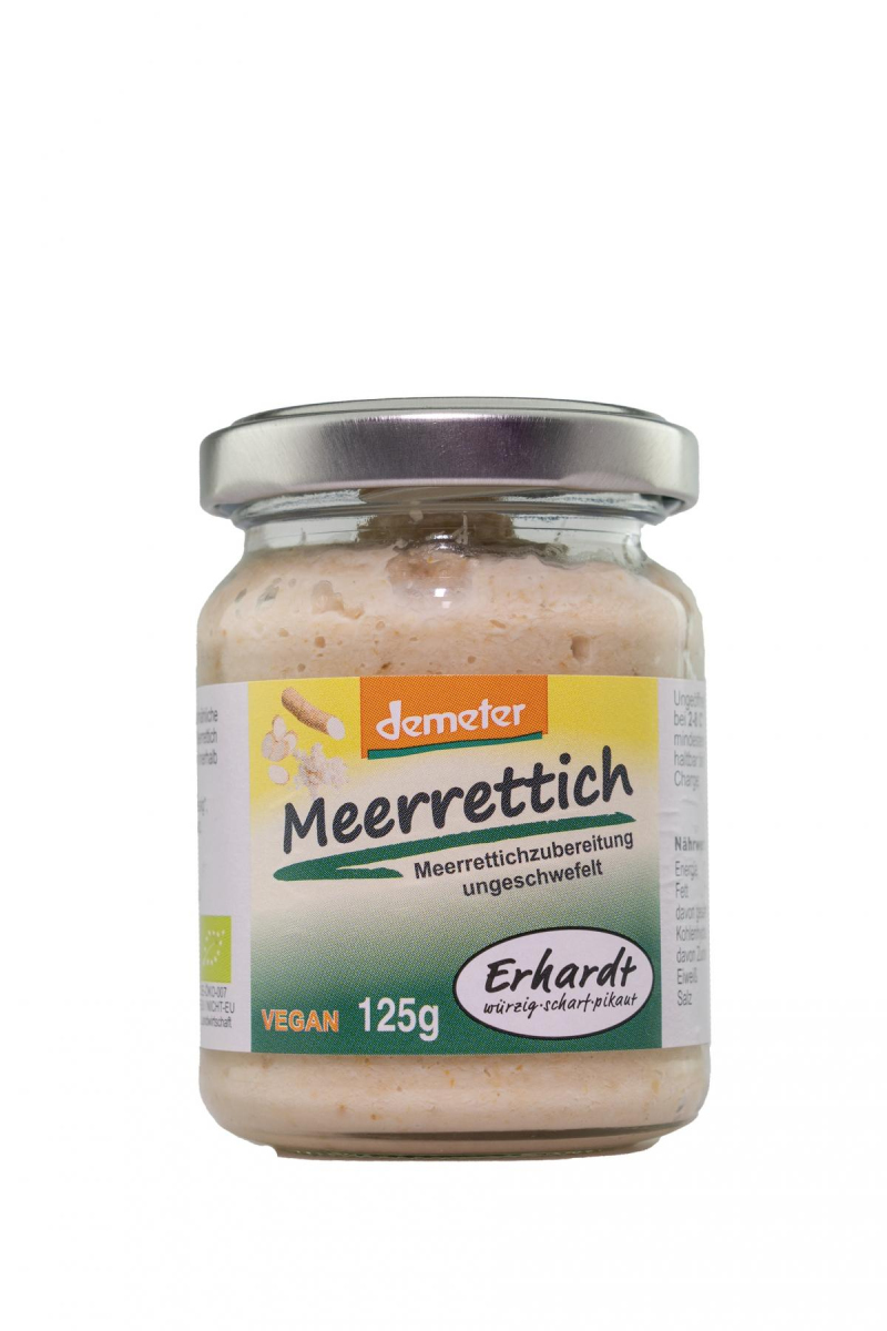 Meerrettich im Glas Demeter