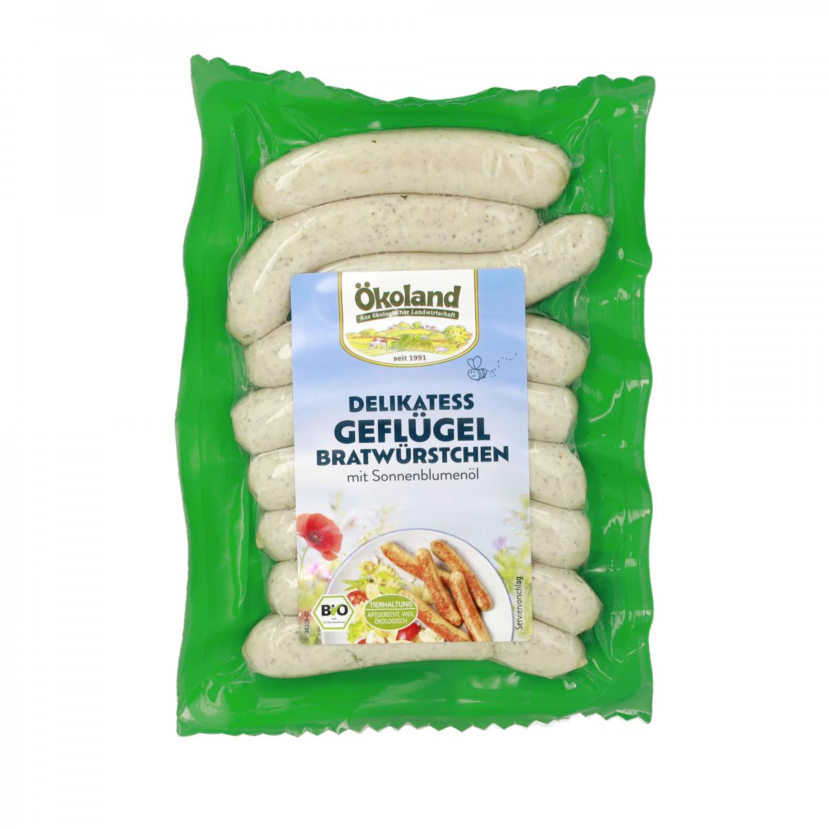 Geflügelbratwürstchen (8x22,5)