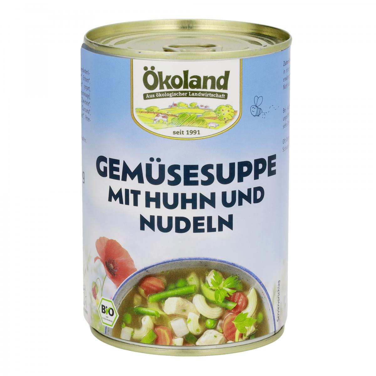 Gemüsesuppe mit Geflügel
