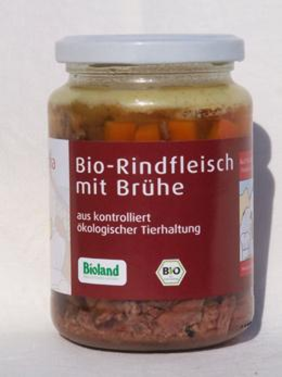 Rindfleisch mit Brühe