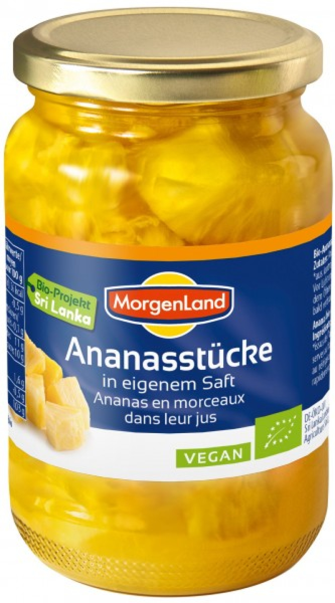 Ananas-Stücke im eigenem Saft