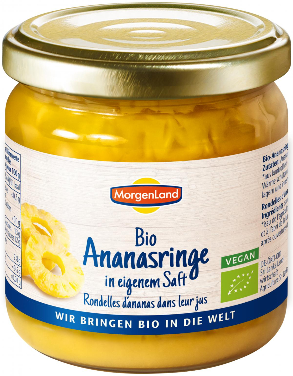 Ananas-Ringe im eigenem Saft