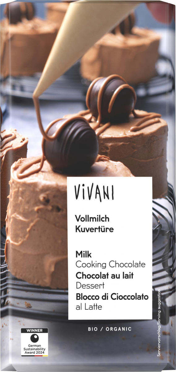 Vollmilch Kuvertüre Tafel