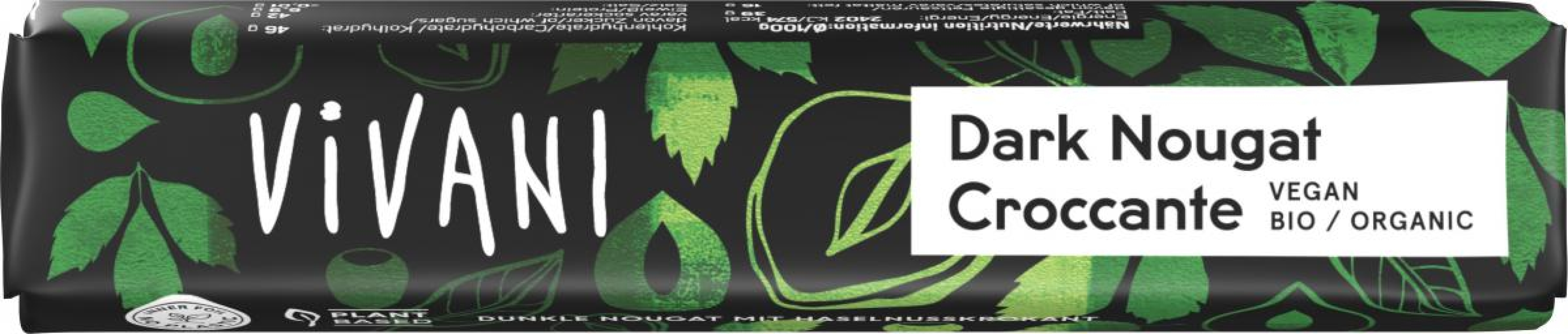 Schokoriegel Dark Nougat Croccante