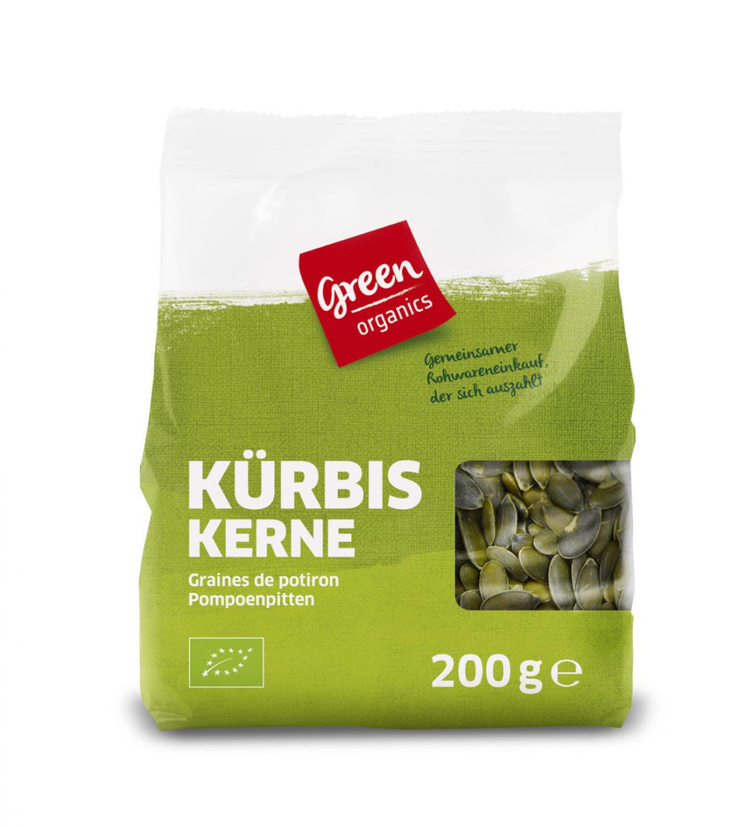 green Kürbiskerne ungeröstet