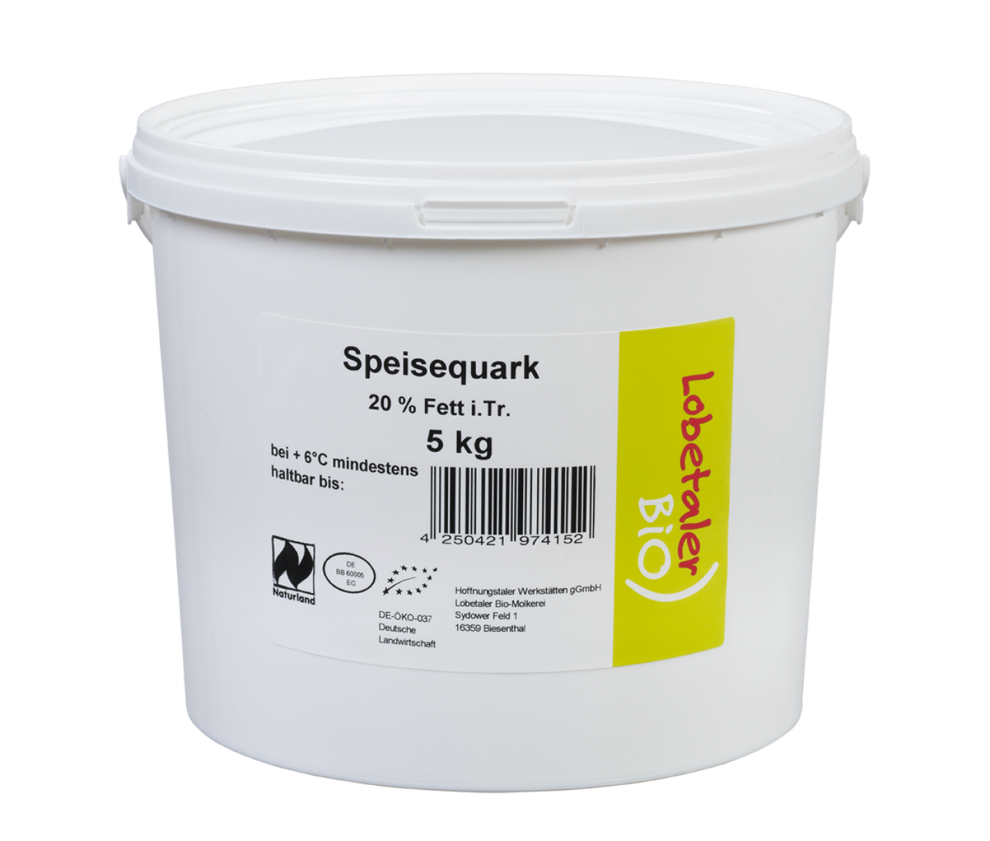 Quark 20% Fett 5kg - Vorbestellartikel -