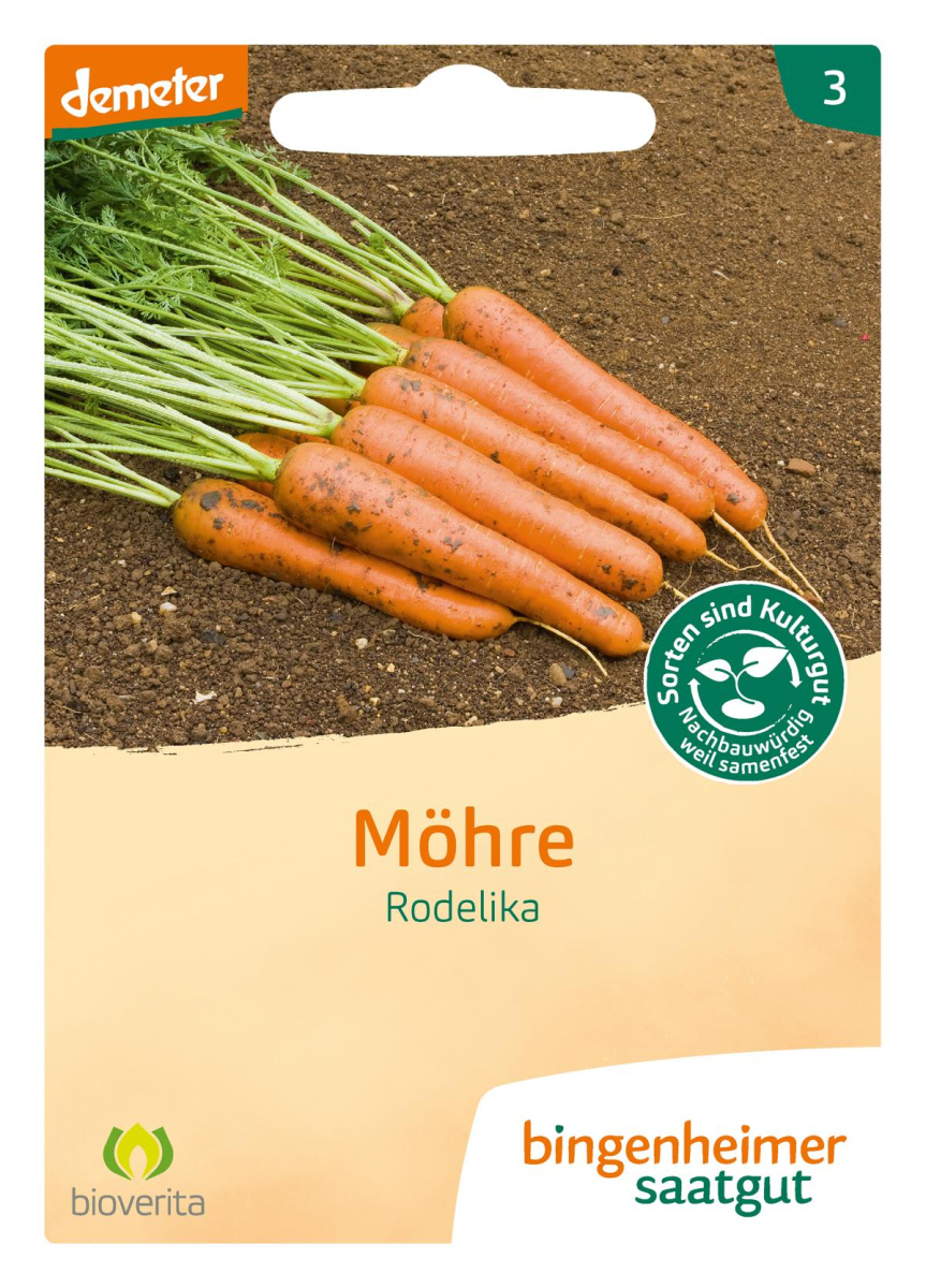 Möhre Rodelika, Bingenheimer Saatgut