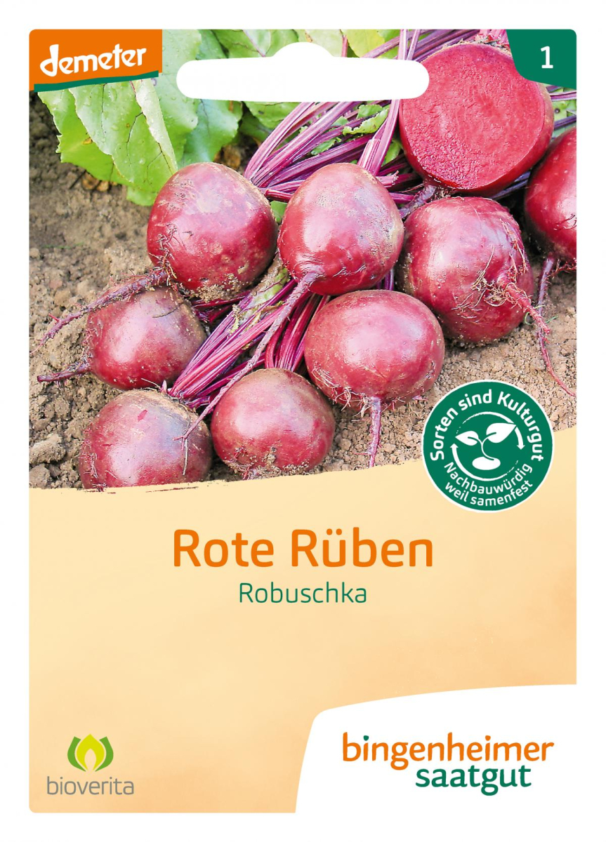 Rote Beete Robuschka, Bingenheimer Saatgut
