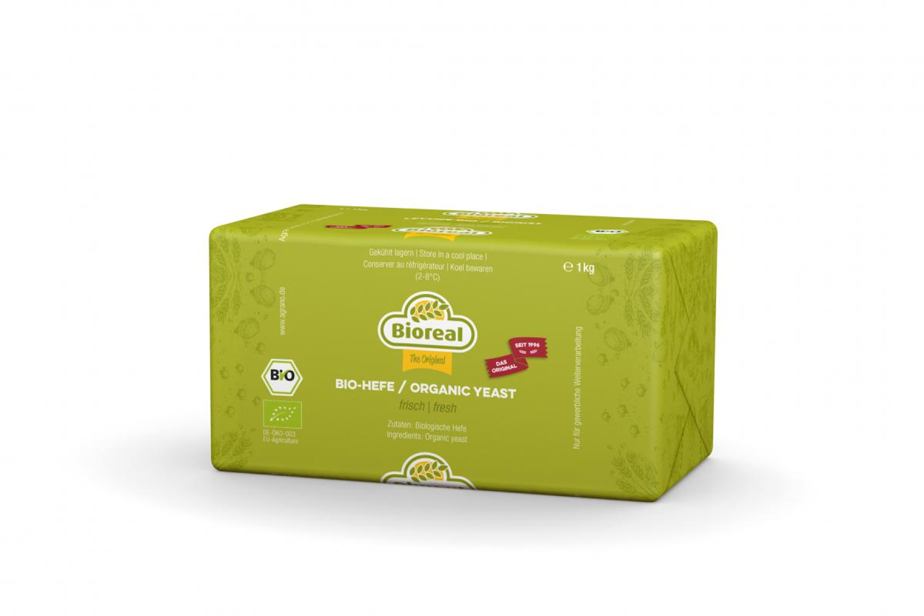 BIOREAL Bäckerhefe am Stück