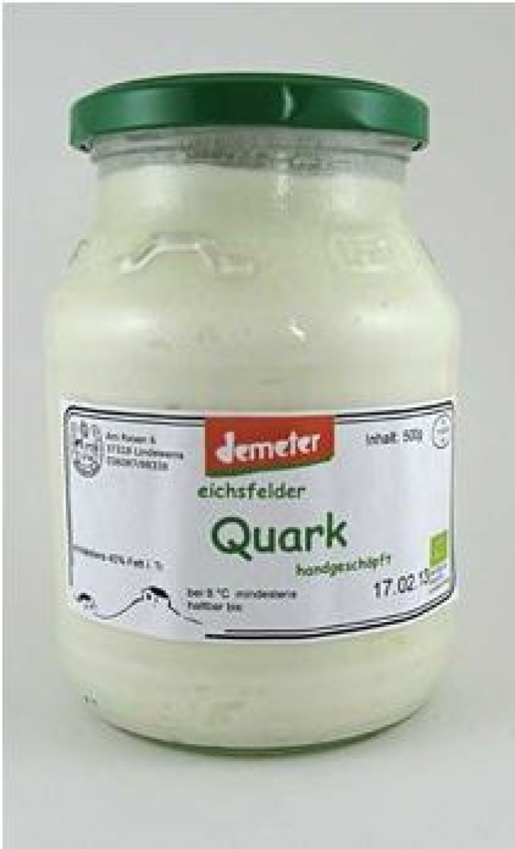 Lindenhof Demeter Quark im Glas 45%