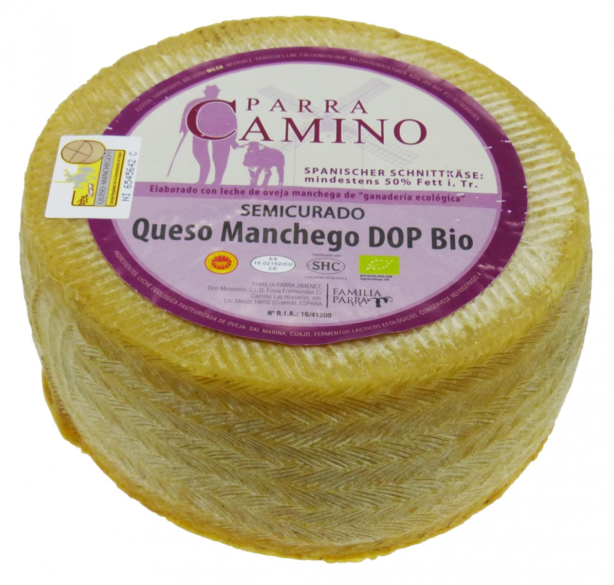 Manchego DOP semicurado 50%F