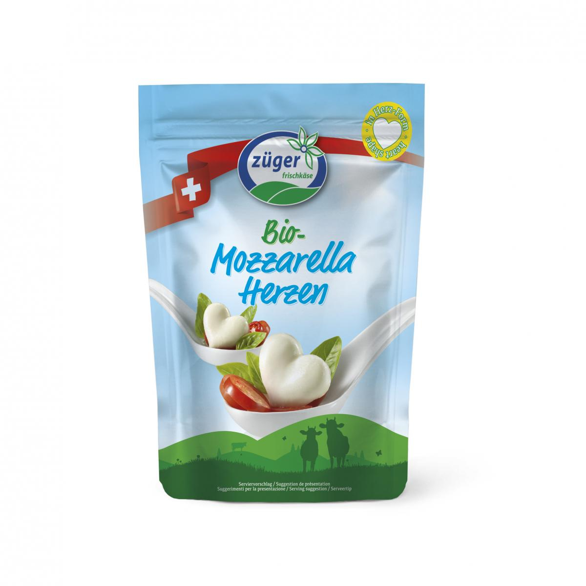 Bio Mozzarella Herzen